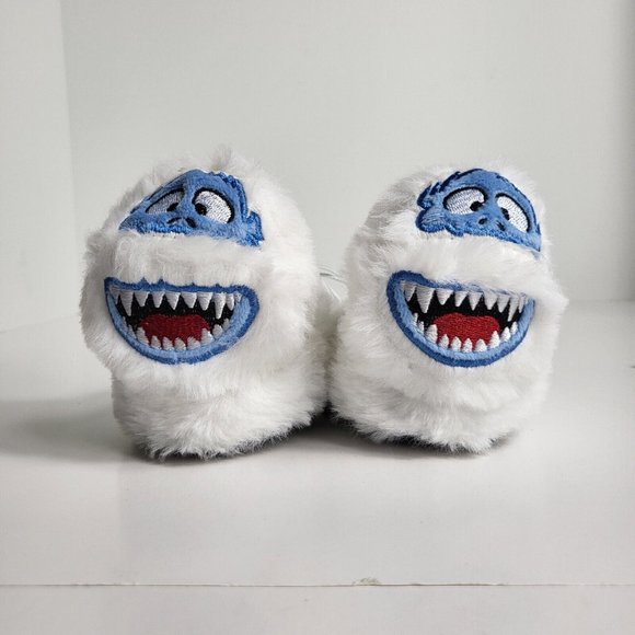Rudolph Red Nosed Reindeer Slippers Abominable Snowman Sz 7/8 Christmas Toddler - Picture 15 of 16